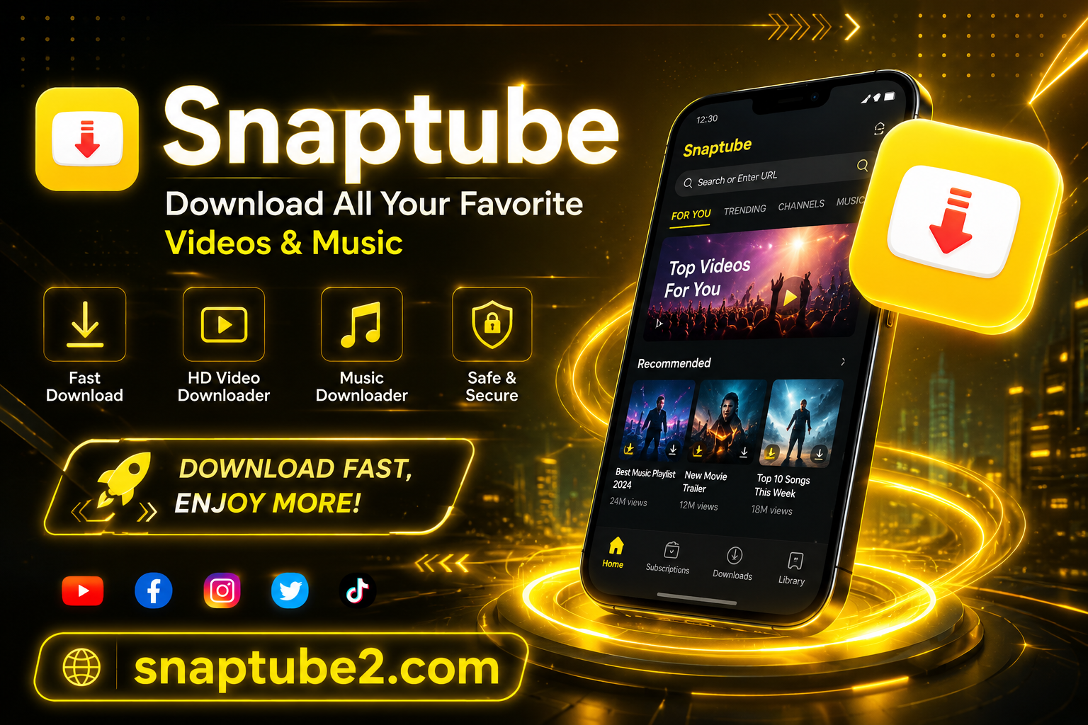 Snaptube APK Download 2026: Best Free Video Downloader for Android