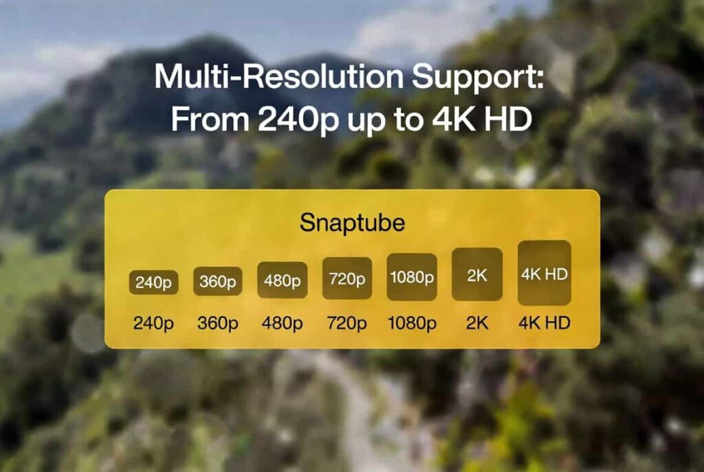Multi-Resolution Support From 240p up to 4K HD (1)